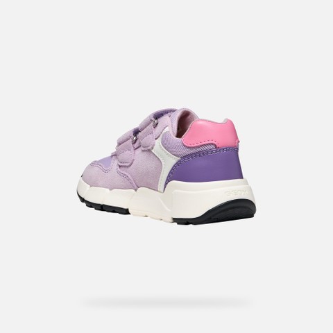 Lightweight cushioned sneakers FLEXYPER MINI TODDLER GIRL Lavender - image number 3 | GEOX