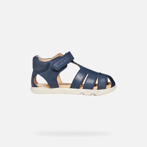 Closed toe sandals SANDAL STEPPIEUP TODDLER Navy - image number 1 | GEOX