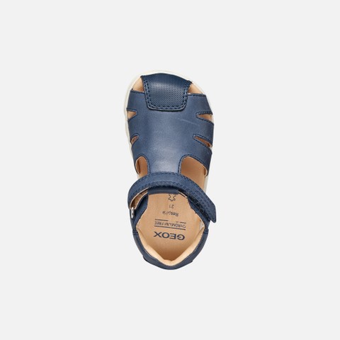 Closed toe sandals SANDAL STEPPIEUP TODDLER Navy - image number 5 | GEOX