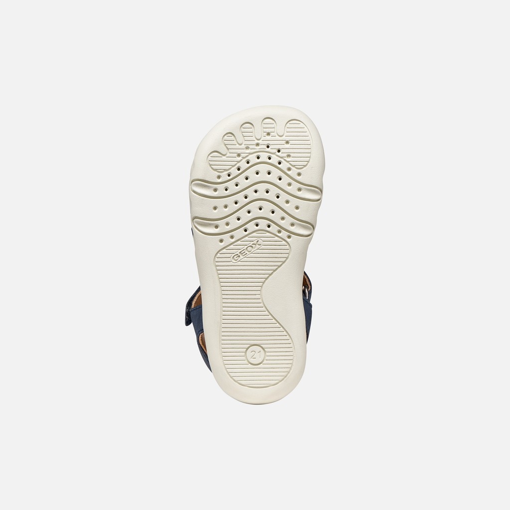 Closed toe sandals SANDAL STEPPIEUP TODDLER Navy - image number 6 | GEOX