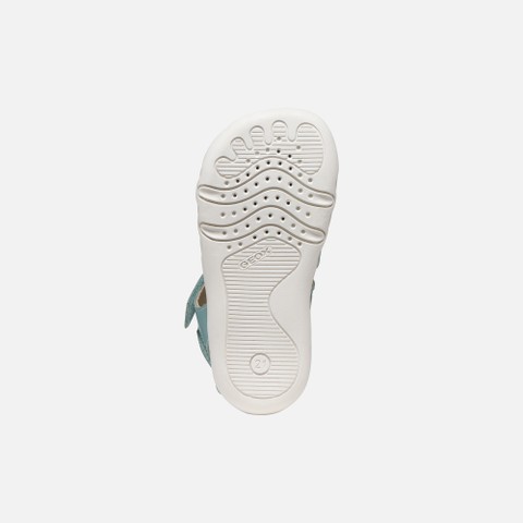 Closed toe sandals SANDAL STEPPIEUP TODDLER GIRL Sea Green - image number 6 | GEOX