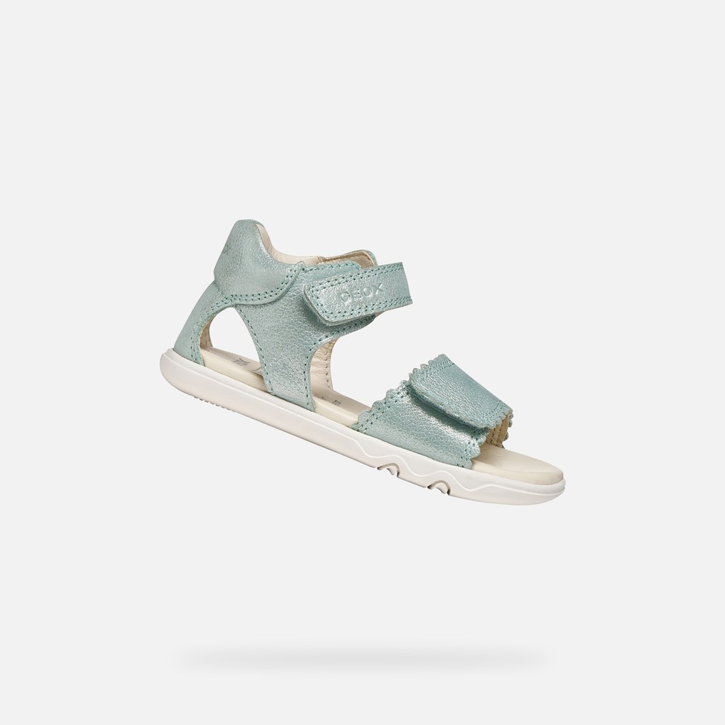 Sandals with straps SANDAL STEPPIEUP TODDLER GIRL Sea Green - image number 0 | GEOX