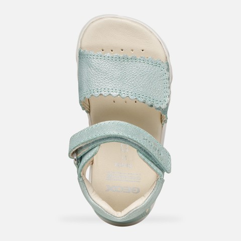 Sandals with straps SANDAL STEPPIEUP TODDLER GIRL Sea Green - image number 5 | GEOX