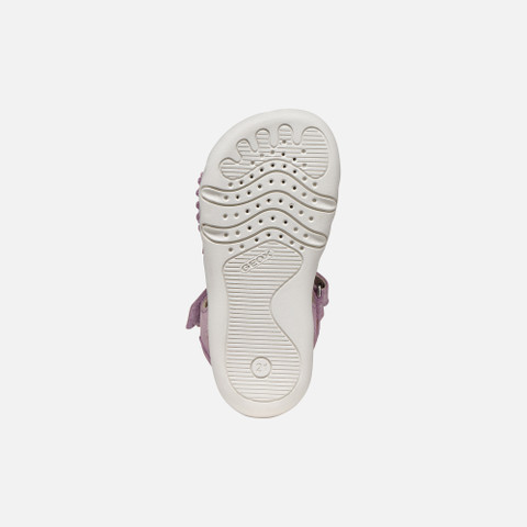 Sandales &agrave; scratch SANDAL STEPPIEUP PETITE FILLE Lilas - image number 6 | GEOX
