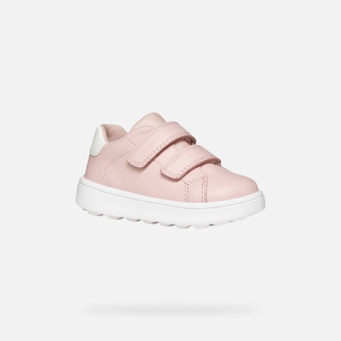 Sneakers &agrave; scratch MINICUB PETITE FILLE Rose clair - image number 2 | GEOX
