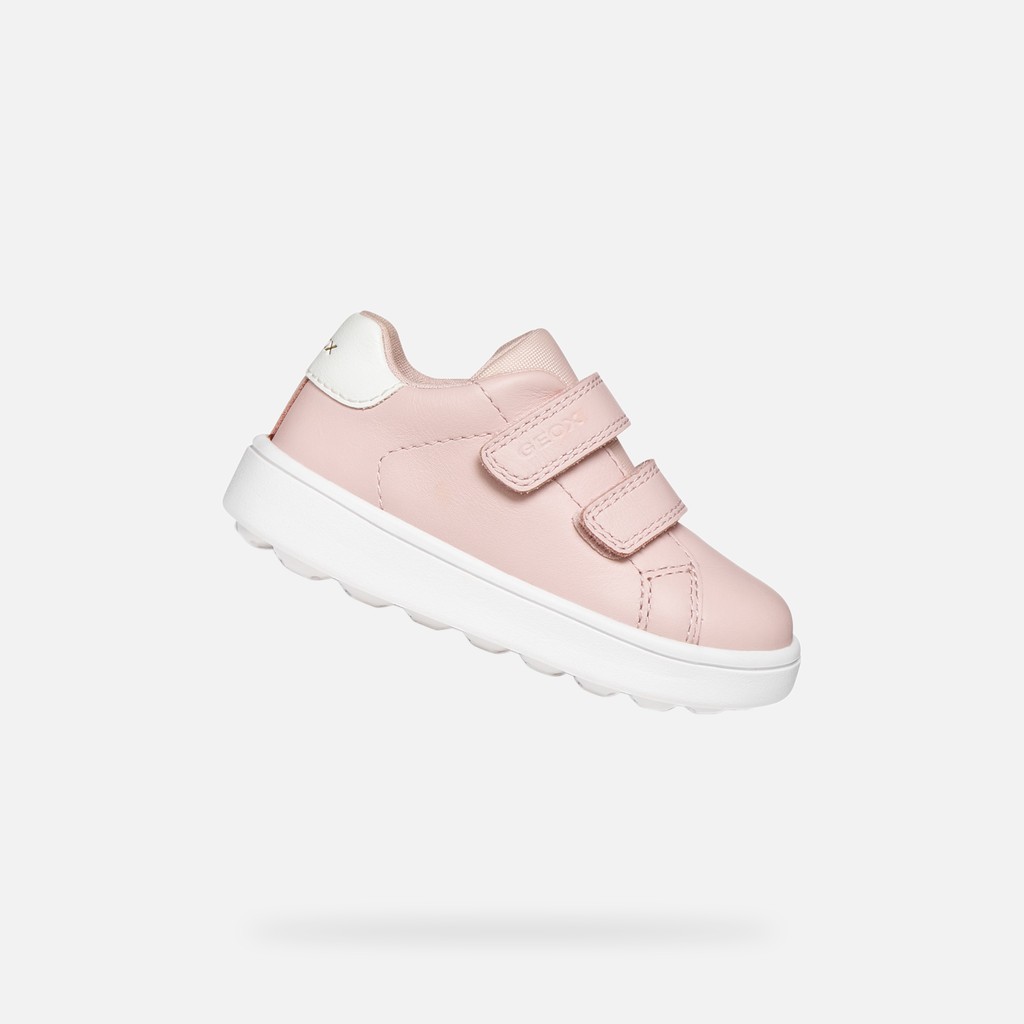 Sneakers &agrave; scratch MINICUB PETITE FILLE Rose clair - image number 0 | GEOX