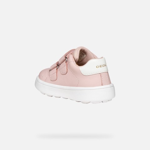 Sneakers &agrave; scratch MINICUB PETITE FILLE Rose clair - image number 3 | GEOX