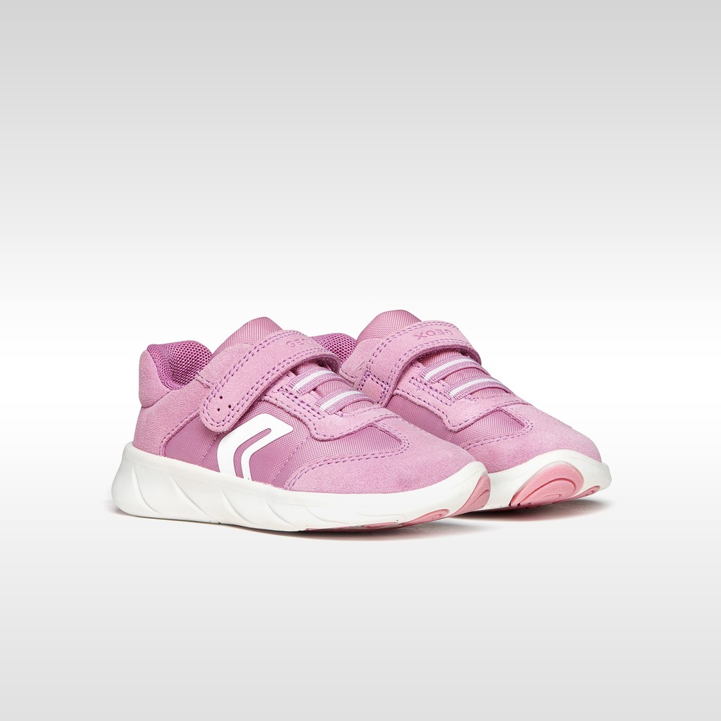 Lightweight and flexible Barefoot shoes FOOT-RUN BABY Dark Pink/White - image number 7 | GEOX
