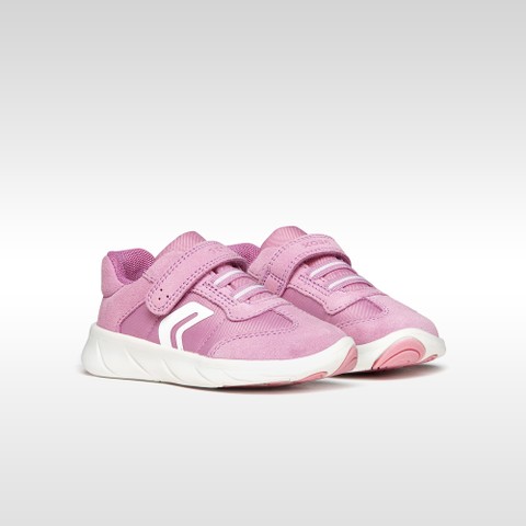 Lightweight and flexible Barefoot shoes FOOT-RUN BABY Dark Pink/White - image number 7 | GEOX