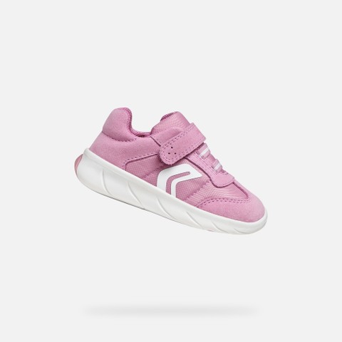 Barfu&szlig;schuhe FOOT-RUN KLEINKIND M&Auml;DCHEN Dunkelrosa/Wei&szlig; | GEOX