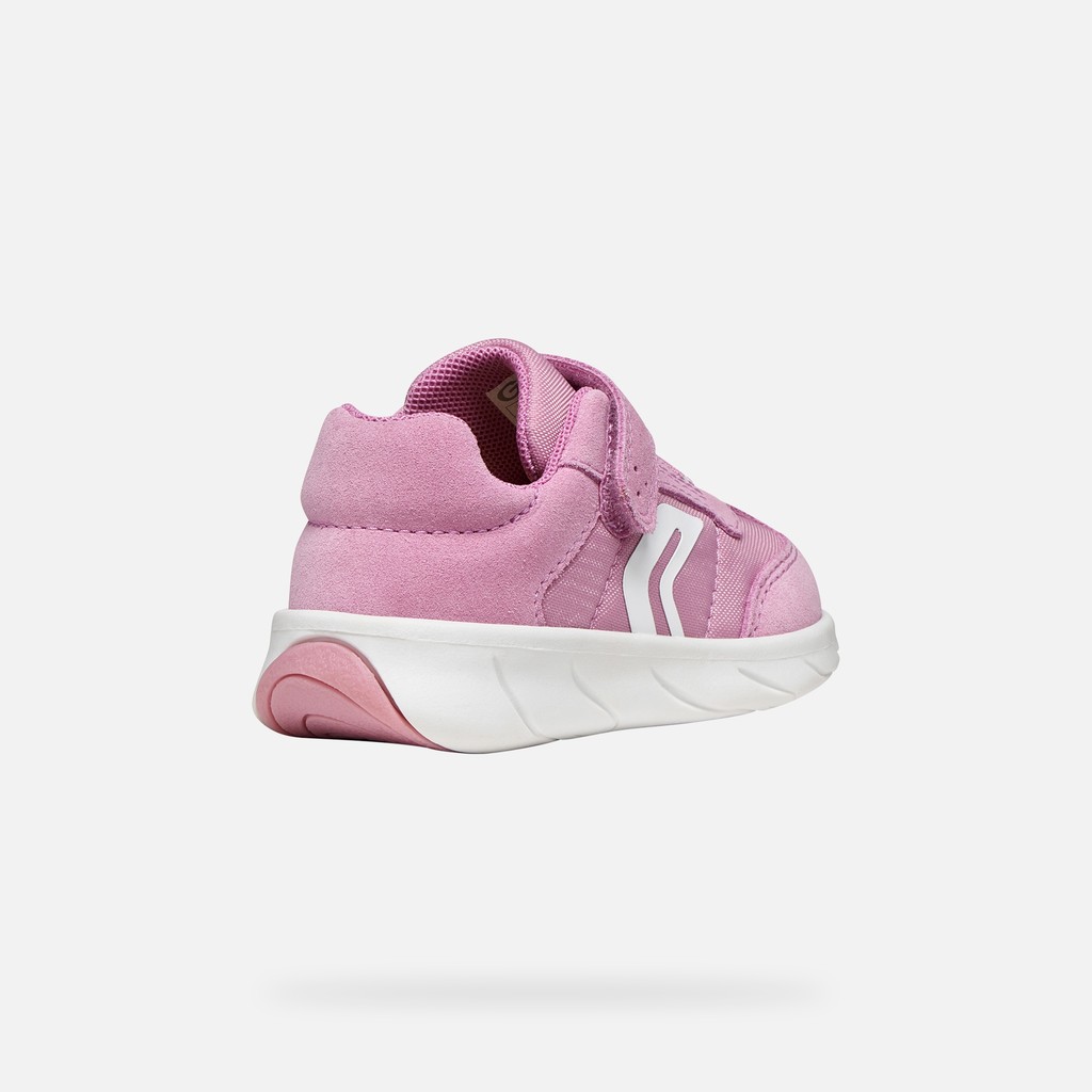 Barfu&szlig;schuhe FOOT-RUN KLEINKIND M&Auml;DCHEN Dunkelrosa/Wei&szlig; - image number 4 | GEOX
