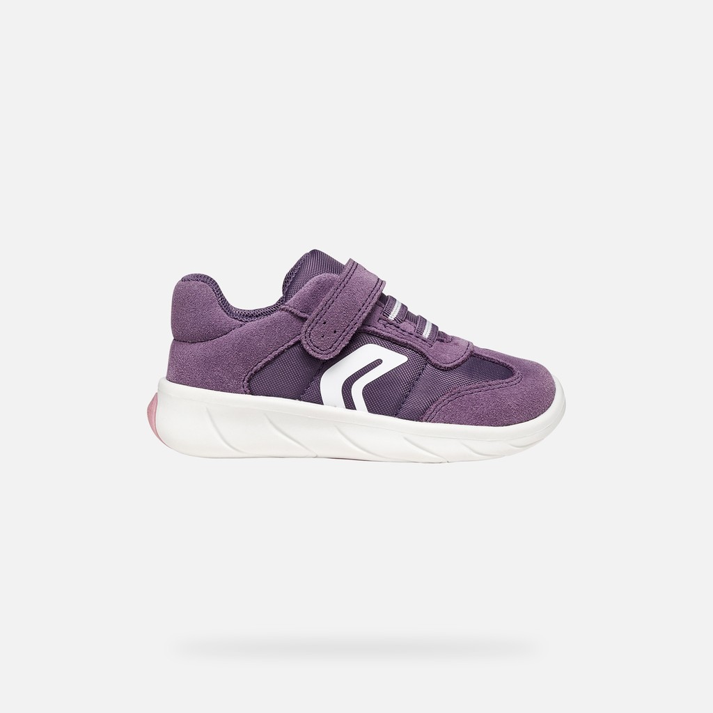 Lightweight and flexible Barefoot shoes FOOT-RUN TODDLER GIRL Light violet/White - image number 1 | GEOX