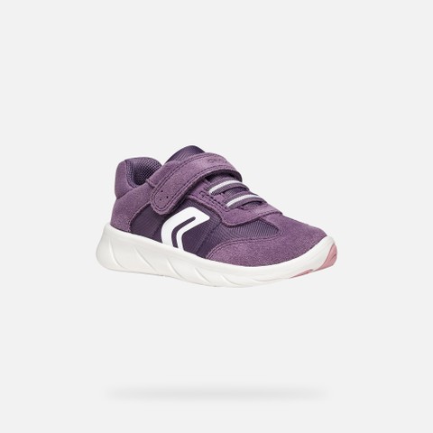 Lightweight and flexible Barefoot shoes FOOT-RUN TODDLER GIRL Light violet/White - image number 2 | GEOX