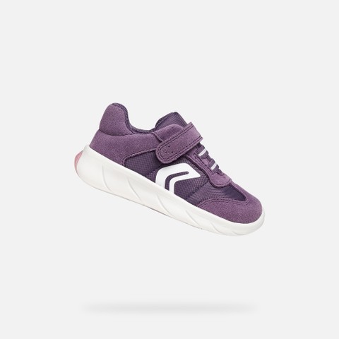Lightweight and flexible Barefoot shoes FOOT-RUN TODDLER GIRL Light violet/White - image number 0 | GEOX