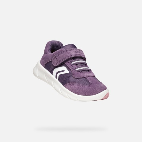 Lightweight and flexible Barefoot shoes FOOT-RUN TODDLER GIRL Light violet/White - image number 4 | GEOX