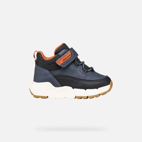 Waterproof ankle boots FLEXYPER MINI ABX TODDLER BOY Navy/Black - image number 2 | GEOX