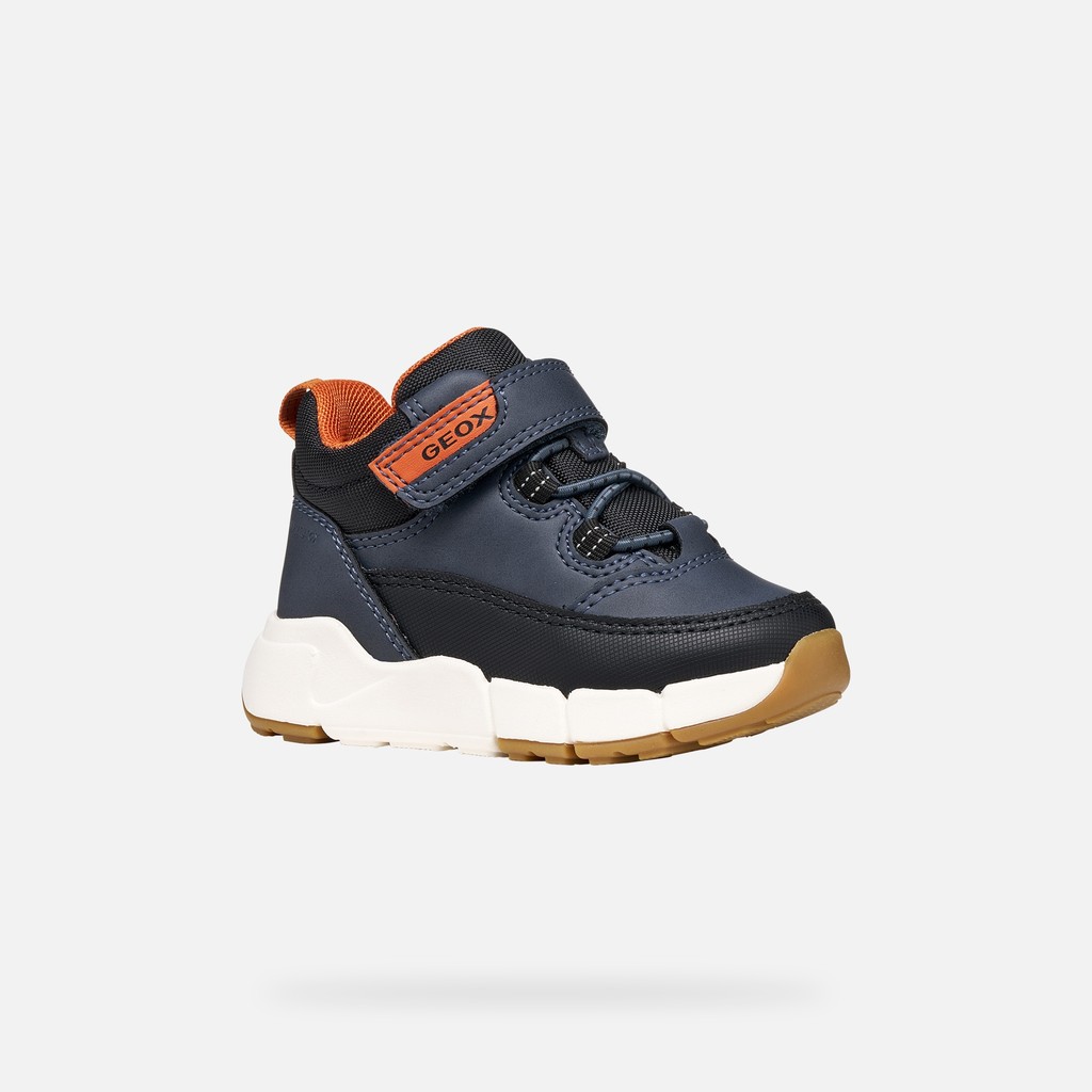 Waterproof ankle boots FLEXYPER MINI ABX TODDLER BOY Navy/Black - image number 3 | GEOX