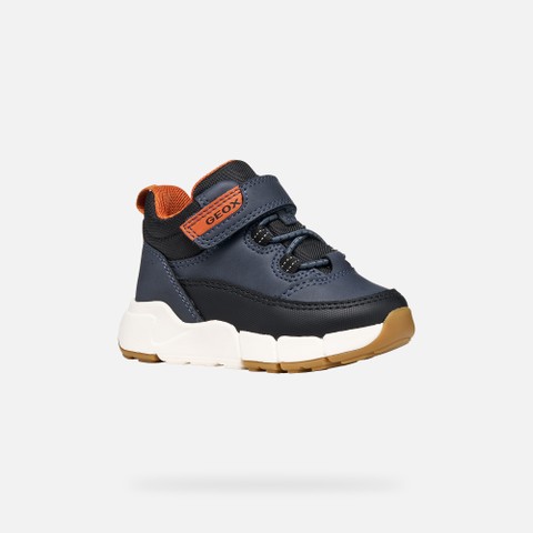 Waterproof ankle boots FLEXYPER MINI ABX TODDLER BOY Navy/Black - image number 3 | GEOX