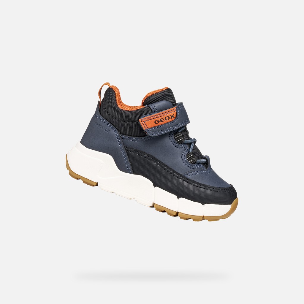 Waterproof ankle boots FLEXYPER MINI ABX TODDLER BOY Navy/Black - image number 0 | GEOX