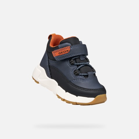 Waterproof ankle boots FLEXYPER MINI ABX TODDLER BOY Navy/Black - image number 5 | GEOX