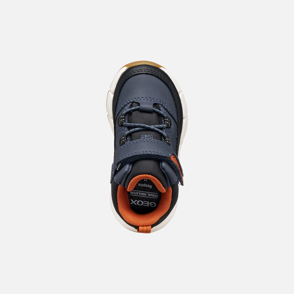 Waterproof ankle boots FLEXYPER MINI ABX TODDLER BOY Navy/Black - image number 6 | GEOX