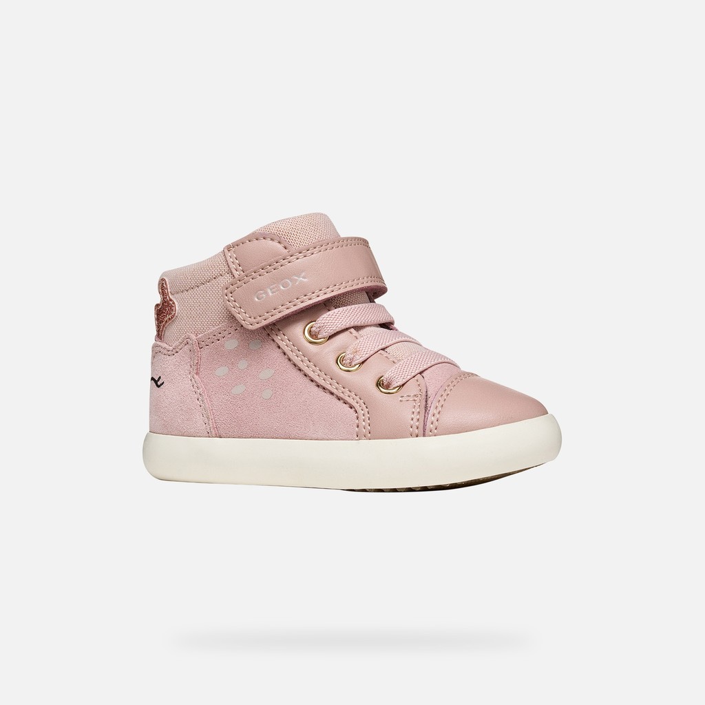 Scarpe con strappo GISLI BIMBA Rosa antico - image number 2 | GEOX