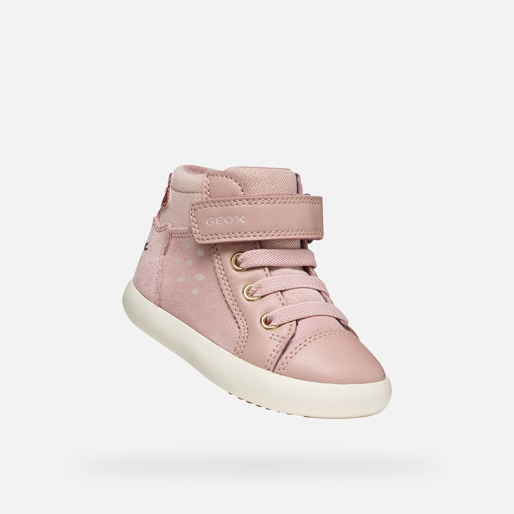 Scarpe con strappo GISLI BIMBA Rosa antico - image number 4 | GEOX