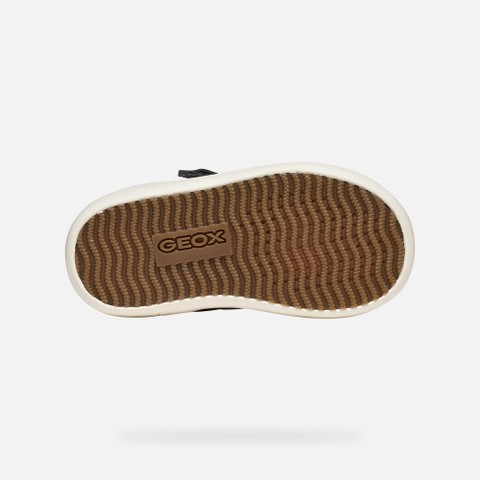 Chaussures &agrave; scratch GISLI PETITE FILLE Gris fonc&eacute; - image number 6 | GEOX