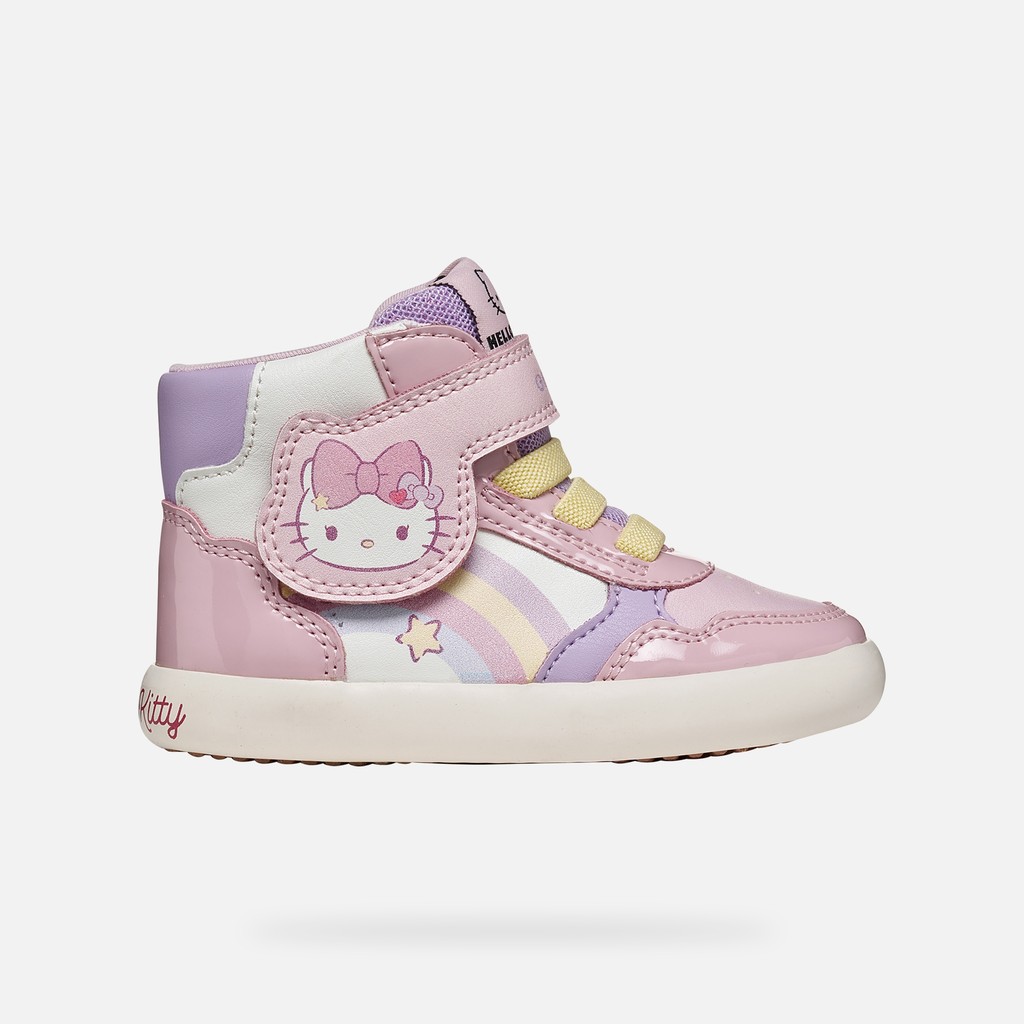 Hello Kitty shoes GISLI TODDLER GIRL White/Pink - image number 1 | GEOX