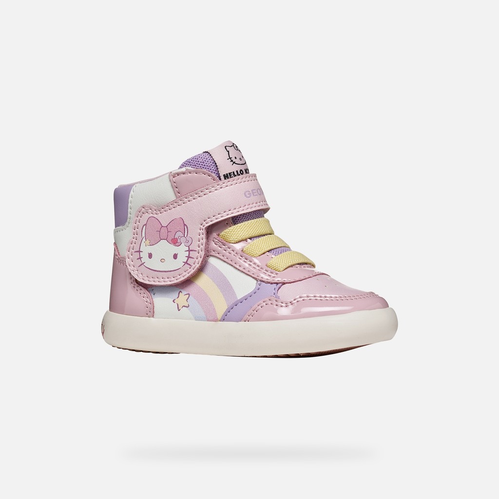 Hello Kitty shoes GISLI TODDLER GIRL White/Pink - image number 2 | GEOX
