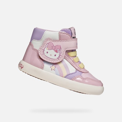 Hello Kitty shoes GISLI TODDLER GIRL White/Pink | GEOX