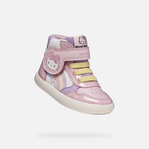 Hello Kitty shoes GISLI TODDLER GIRL White/Pink - image number 4 | GEOX