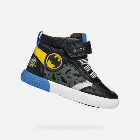 Batman shoes GISLI TODDLER BOY Black/Yellow | GEOX