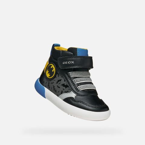 Batman shoes GISLI TODDLER BOY Black/Yellow - image number 4 | GEOX