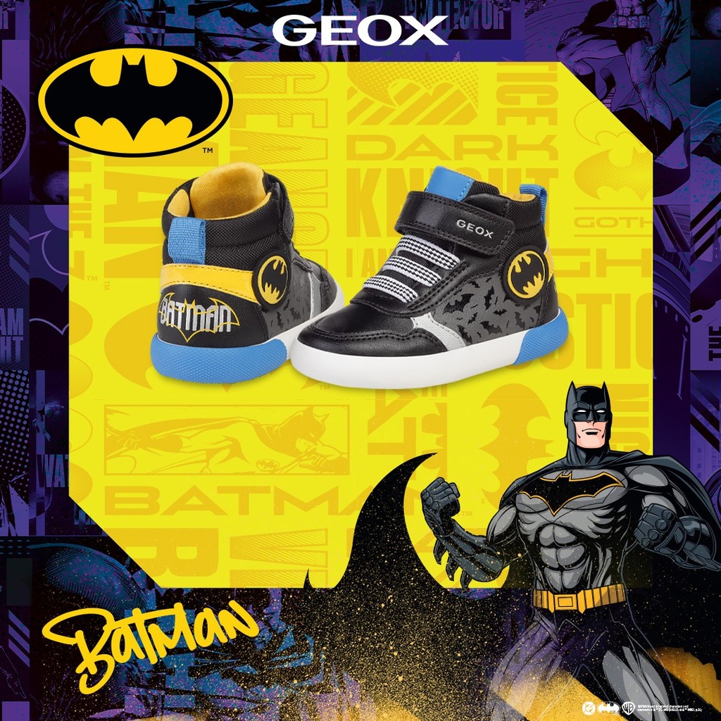 Batman shoes GISLI TODDLER BOY Black/Yellow - image number 1 | GEOX