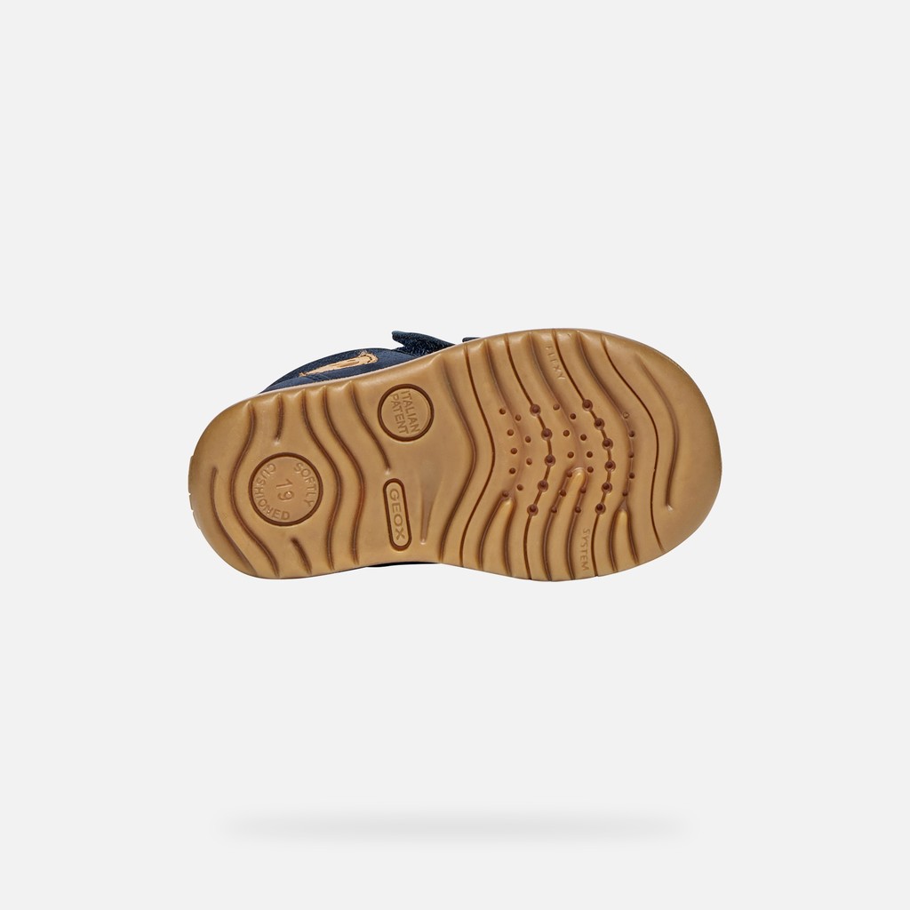Toddler velcro shoes MACCHIA BABY BOY Navy - image number 6 | GEOX