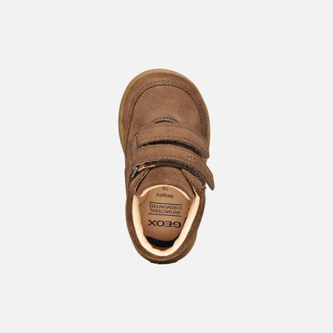 Scarpe primi passi con strappo MACCHIA NEONATO Marrone scuro - image number 5 | GEOX