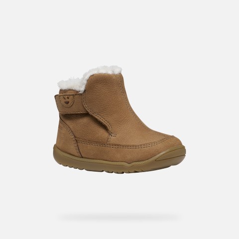 Toddler velcro shoes MACCHIA BABY BOY Tobacco - image number 2 | GEOX