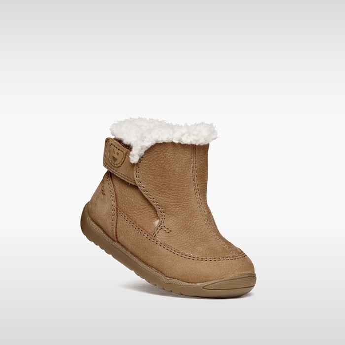 Toddler velcro shoes MACCHIA BABY BOY Tobacco | GEOX