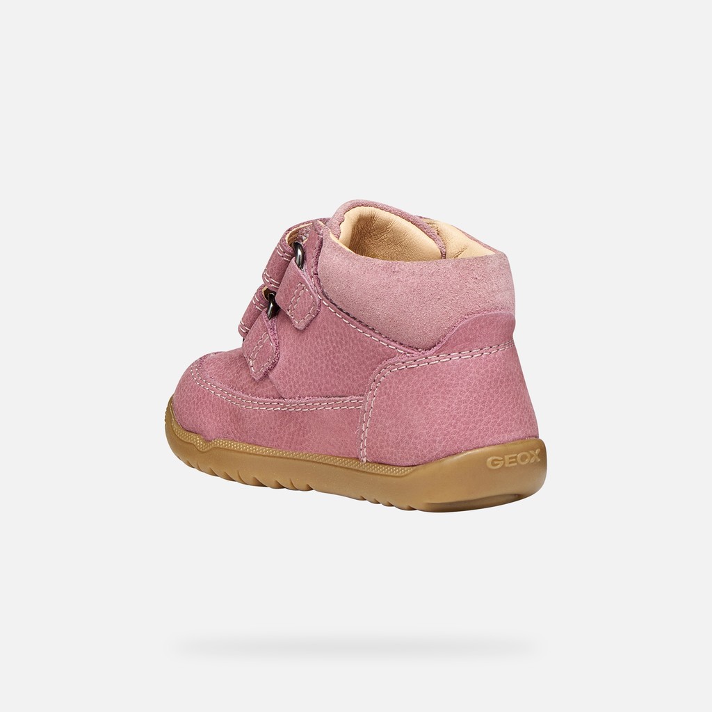 Toddler velcro shoes MACCHIA BABY GIRL Dark Pink - image number 3 | GEOX