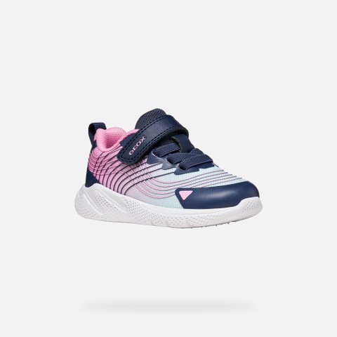 Velcro shoes SPRINTYE TODDLER Aqua/Pink - image number 2 | GEOX
