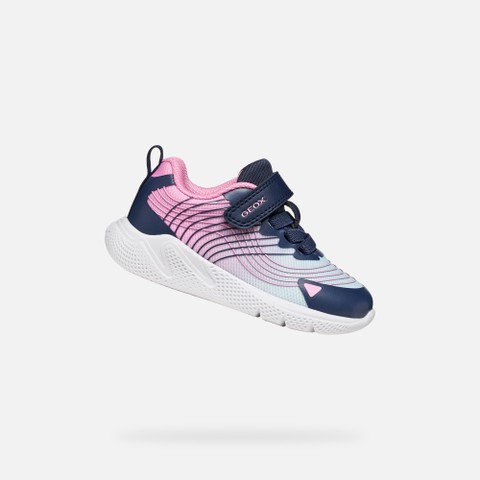 Velcro shoes SPRINTYE TODDLER Aqua/Pink | GEOX