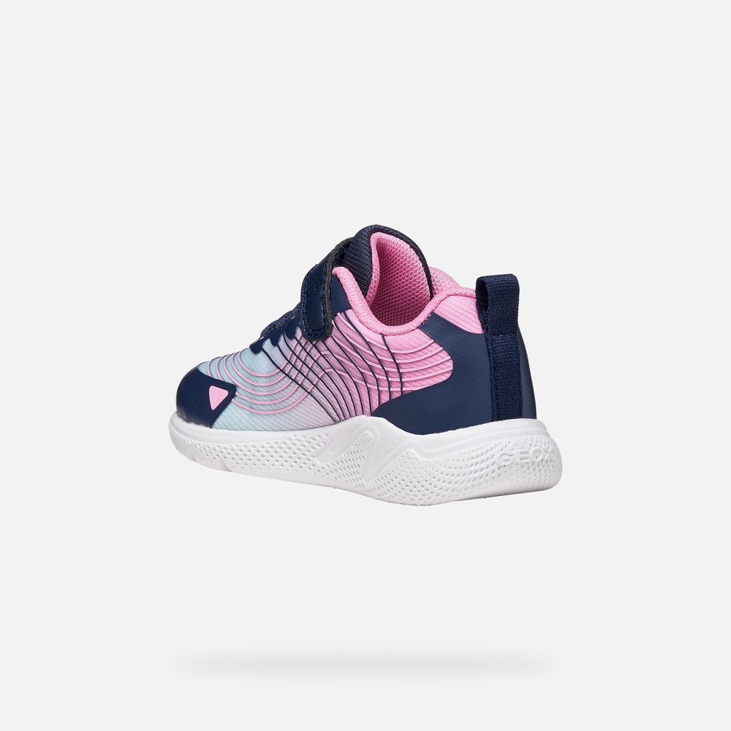 Velcro shoes SPRINTYE TODDLER Aqua/Pink - image number 3 | GEOX
