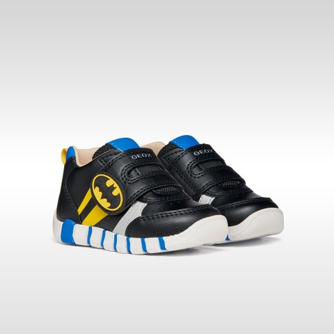 Chaussures premiers pas Batman IUPIDOO B&Eacute;B&Eacute; GAR&Ccedil;ON Noir/Jaune - image number 7 | GEOX