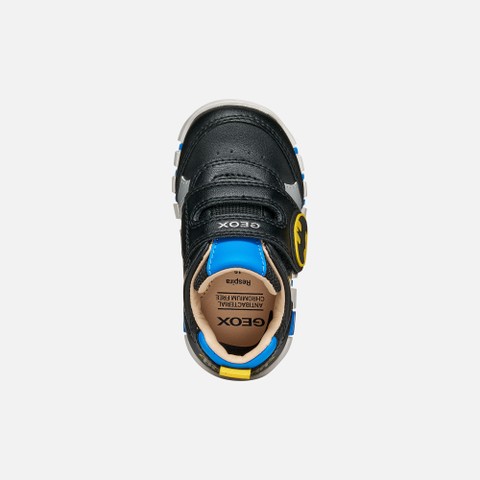 Chaussures premiers pas Batman IUPIDOO B&Eacute;B&Eacute; GAR&Ccedil;ON Noir/Jaune - image number 5 | GEOX