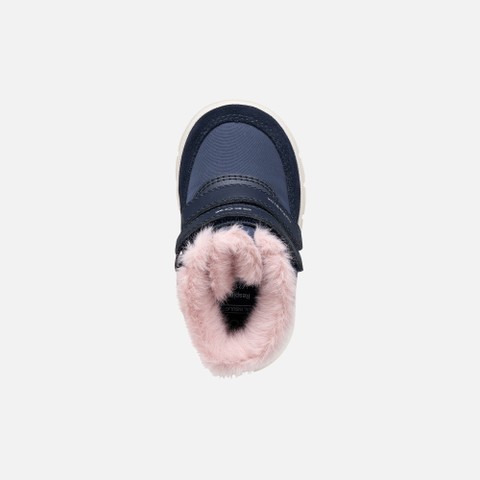 Waterproof ankle boots WILLABOOM ABX TODDLER GIRL Navy/Old rose - image number 5 | GEOX