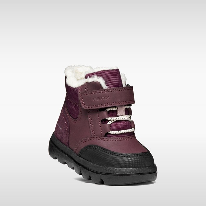 Waterproof ankle boots WILLABOOM ABX TODDLER GIRL Burgundy | GEOX