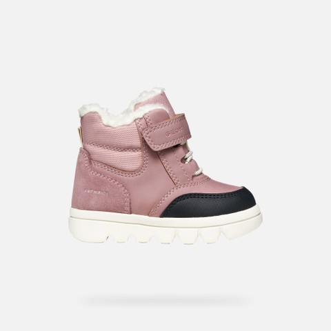 Waterproof ankle boots WILLABOOM ABX TODDLER GIRL Dark Rose - image number 1 | GEOX