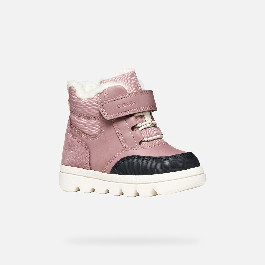 Waterproof ankle boots WILLABOOM ABX TODDLER GIRL Dark Rose - image number 2 | GEOX