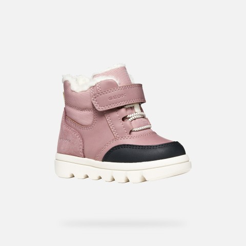 Waterproof ankle boots WILLABOOM ABX TODDLER GIRL Dark Rose - image number 2 | GEOX